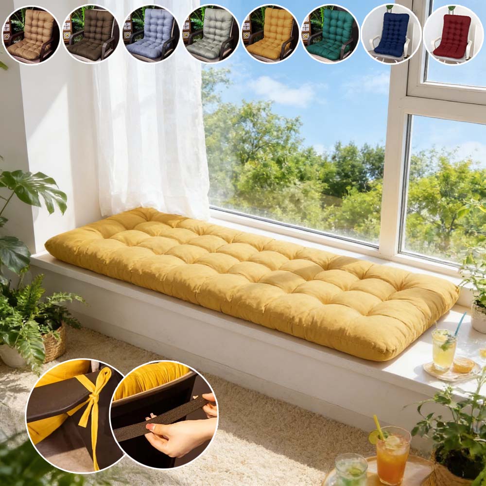 Outdoor Furniture Upholstery - Cojín grueso para silla con correas
