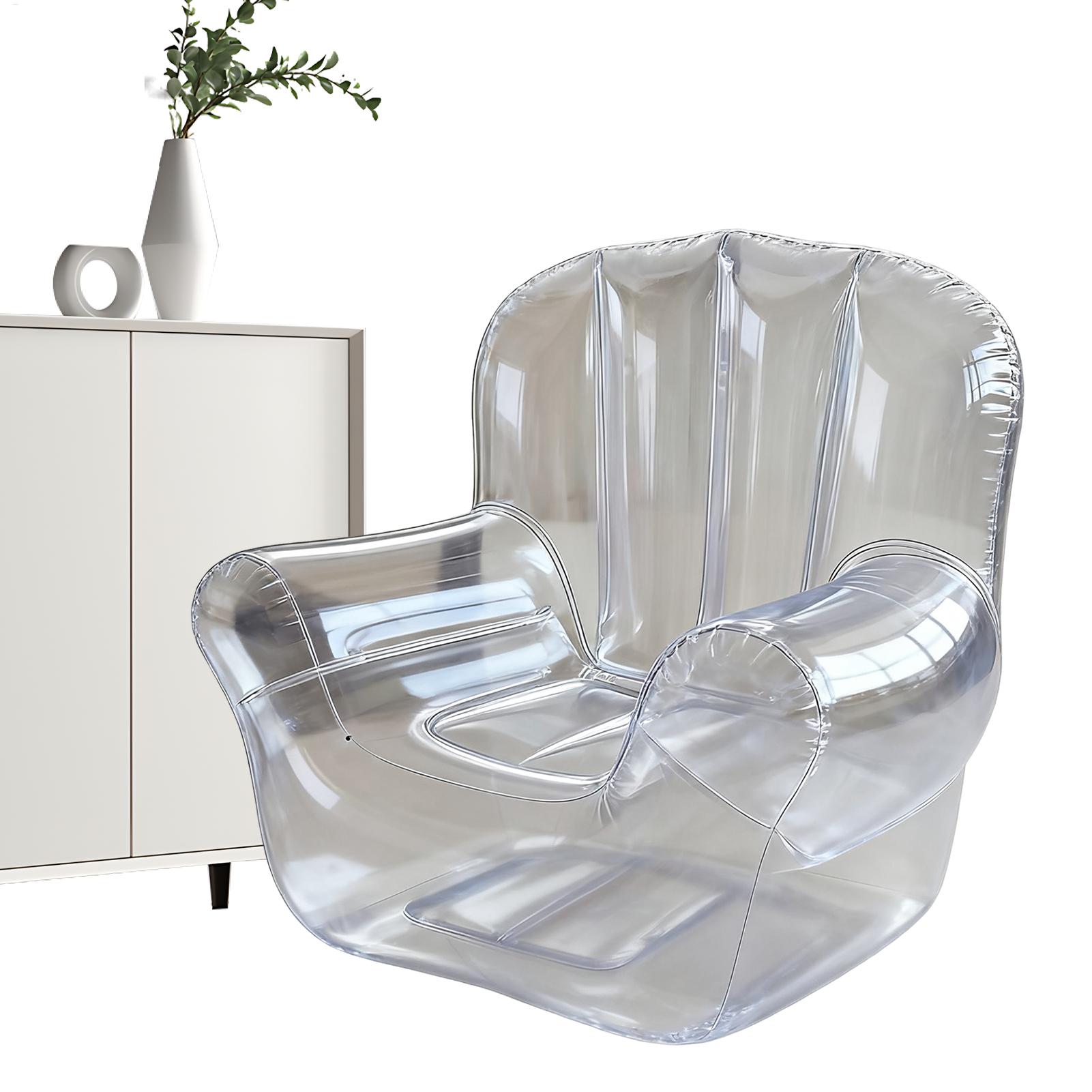 Outdoor Furniture European - Sofá transparente grueso, sofá inflable de