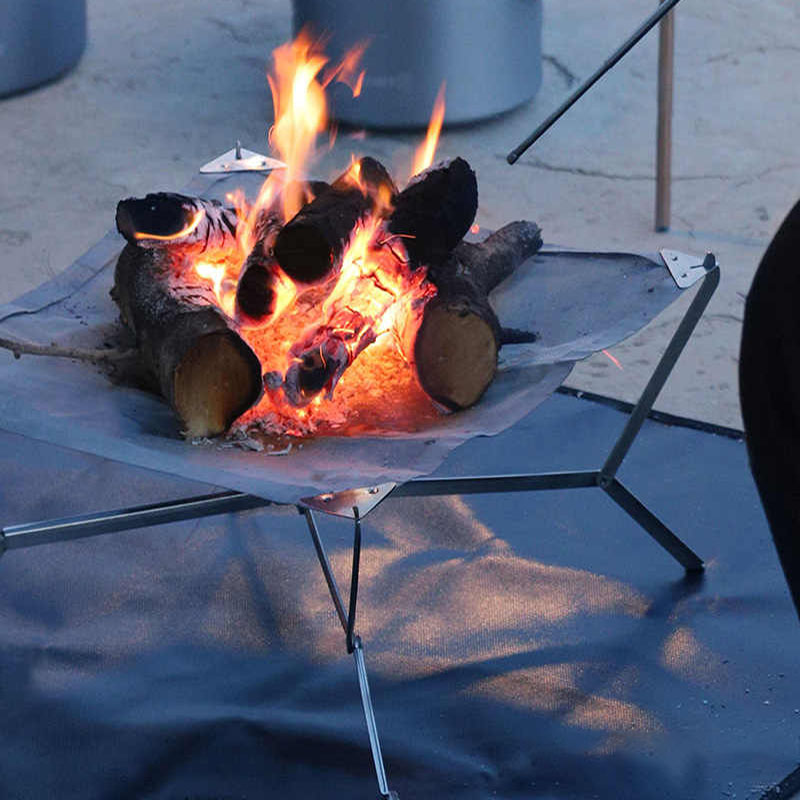 Patio Heater Standing - Parrilla plegable para fogón, fogata ultraligera,