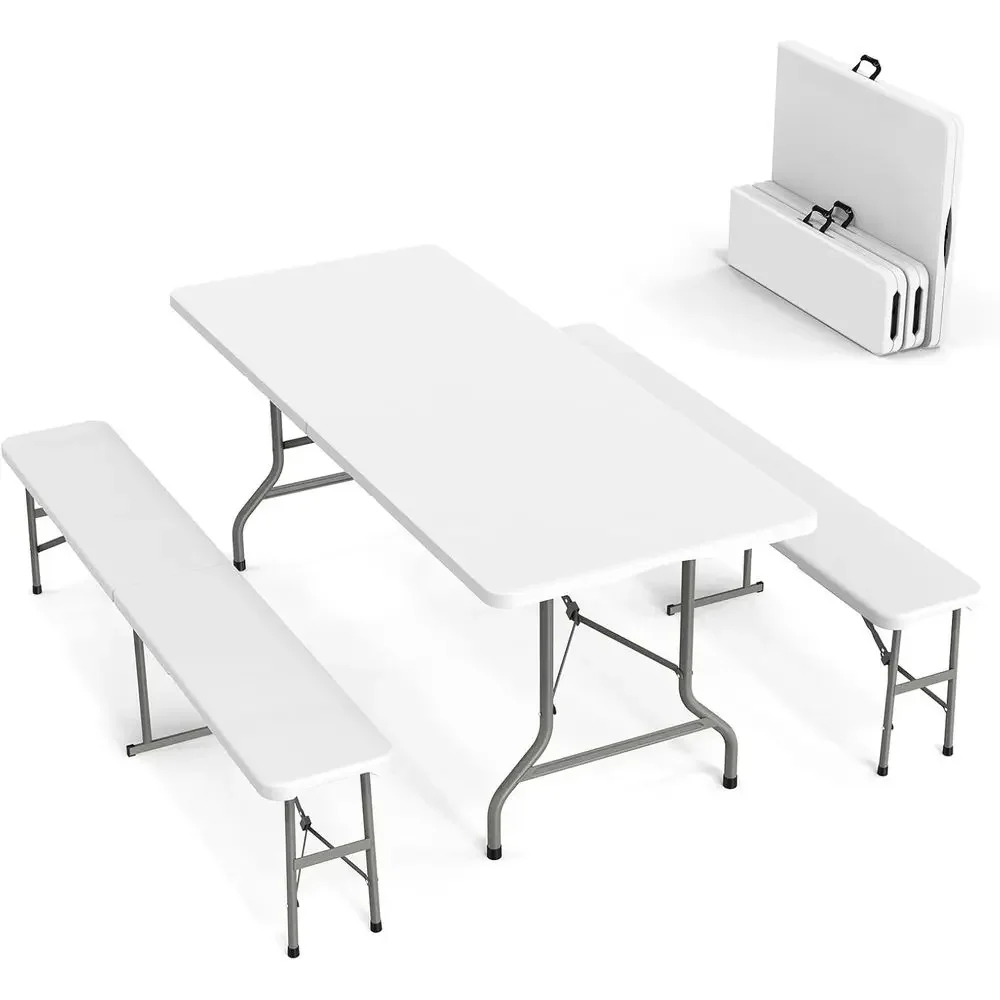 Outdoor Furniture Dining Set - Juego de mesa de picnic para