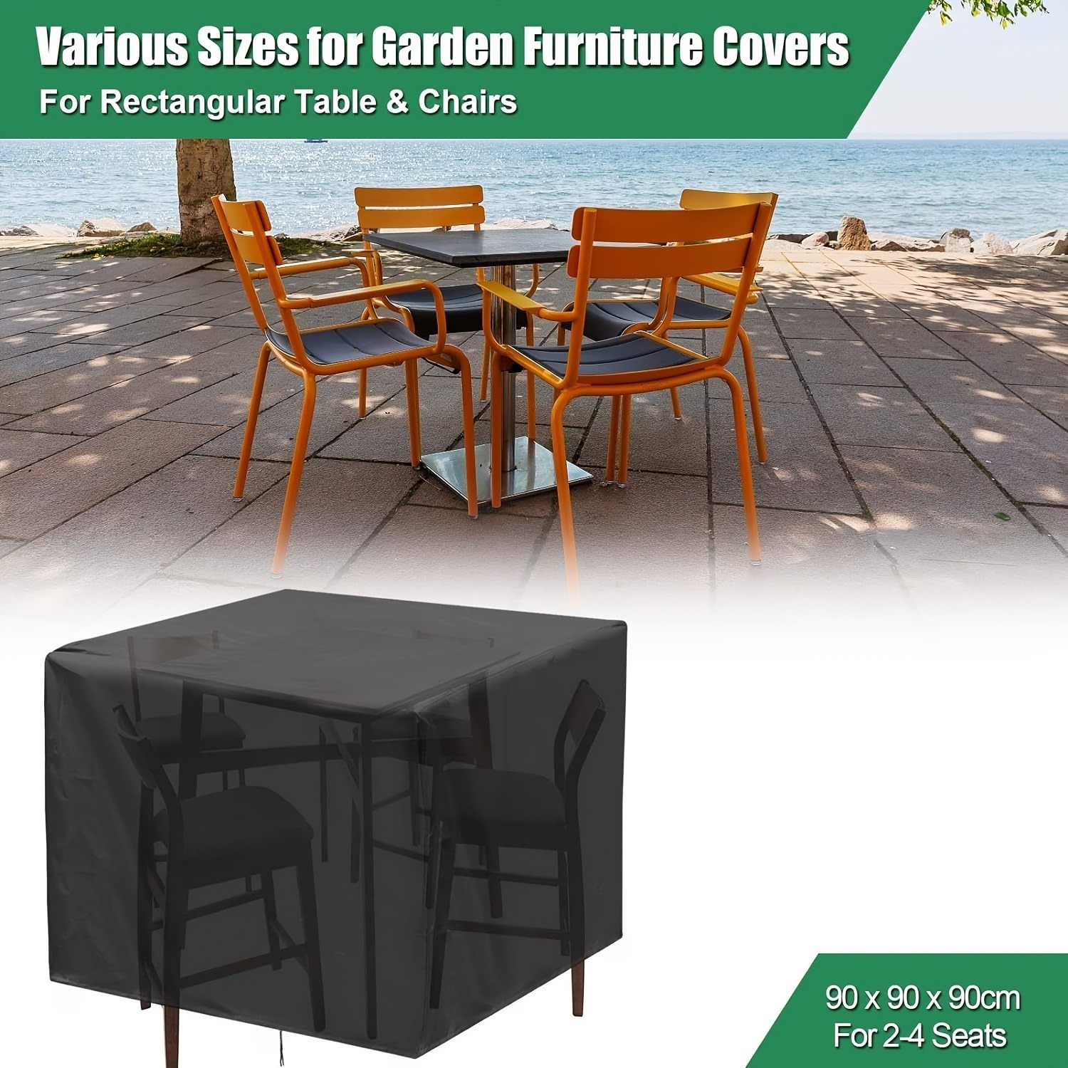 Outdoor Furniture Covers Waterproof - Funda Resistente para Muebles de Jardín