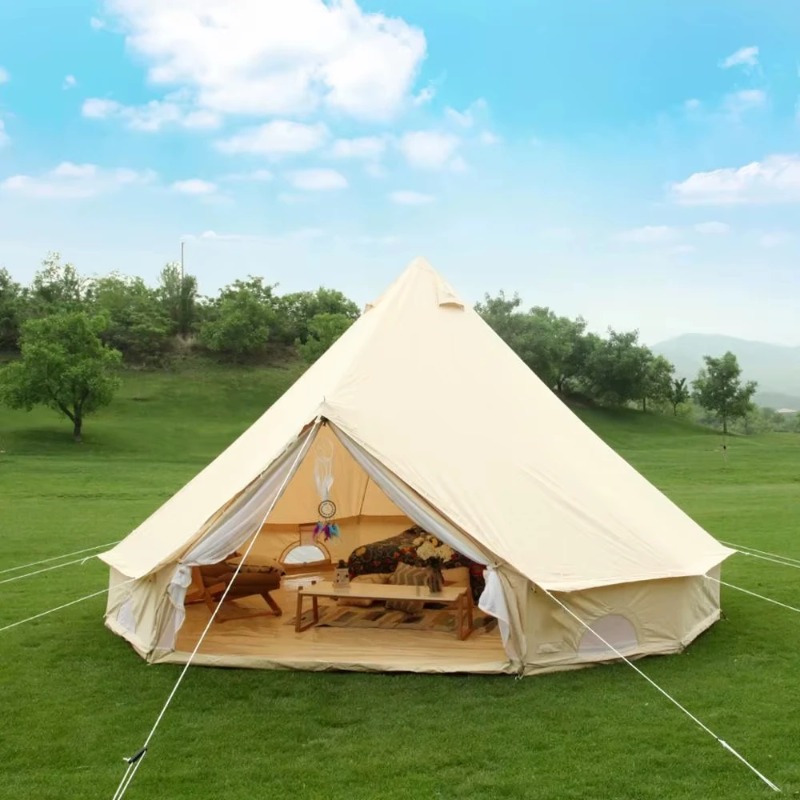 Outdoor Furniture Plus - Carpa Yurta India Impermeable y Resistente