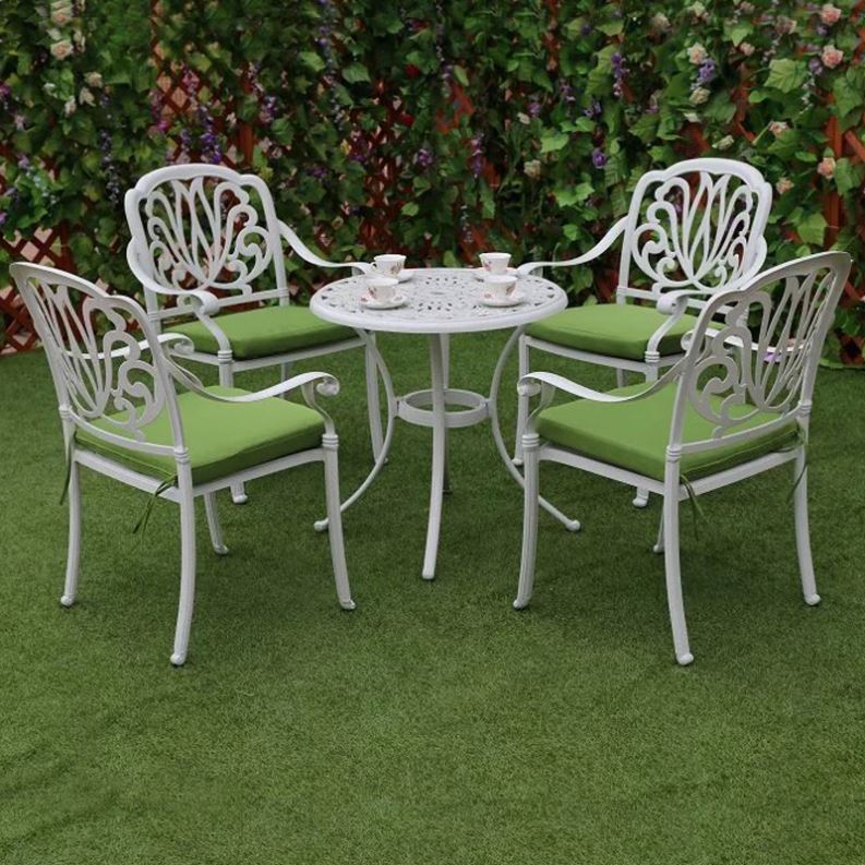 Outdoor Furniture With Fire Pit Table - Conjunto de Muebles de Jardín de