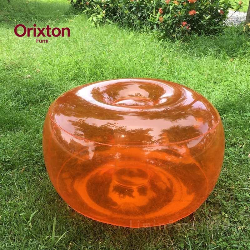 Outdoor Furniture Small - Taburete Inflable para Exteriores, Reposapiés, Silla