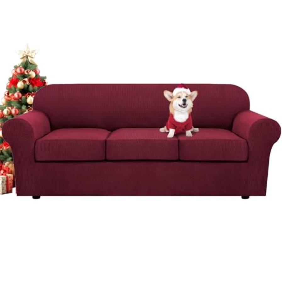Outdoor Furniture Plus - 4 Fundas Elásticas para Sofá de