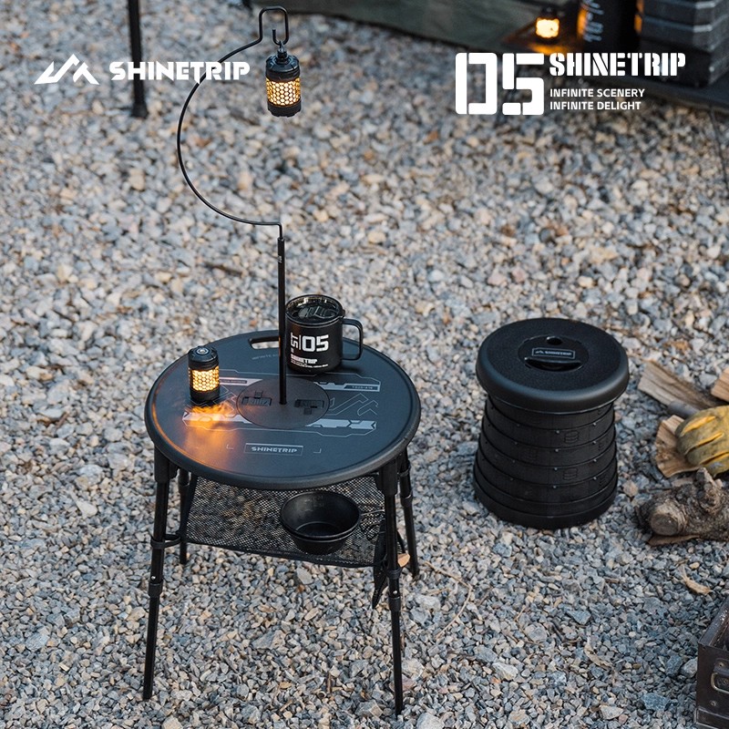 Outdoor Furniture Small - Mesa Plegable para Exteriores ShineTrip, Mesa
