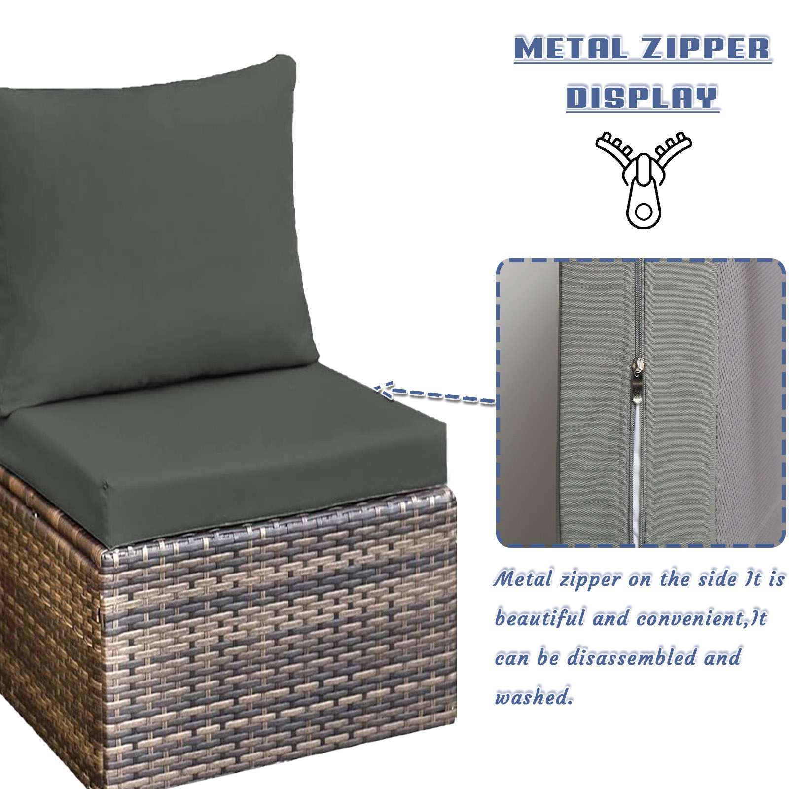 Cojines de asiento y respaldo  - Outdoor Furniture Upholstery reseña y precio