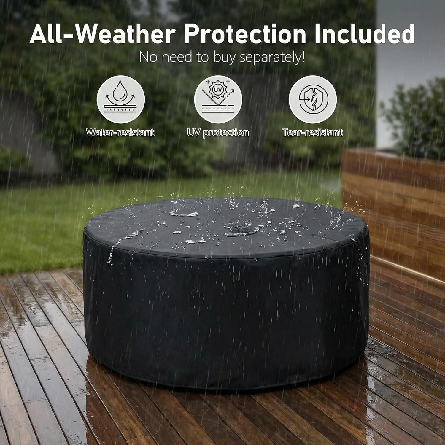 Juego de fogón de propano redo - Outdoor Furniture With Fire Pit Table reseña y precio