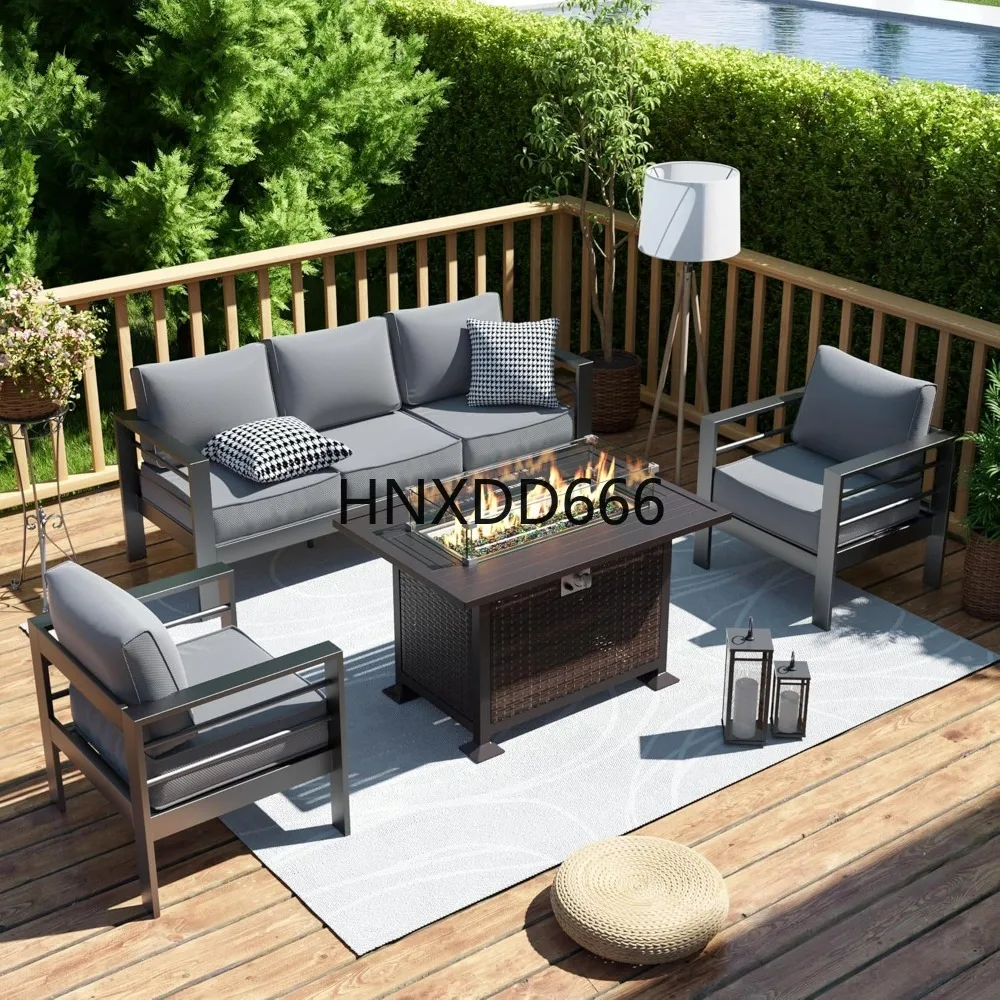 Conjunto de Muebles de Patio c - Outdoor Furniture With Fire Pit Table reseña y precio
