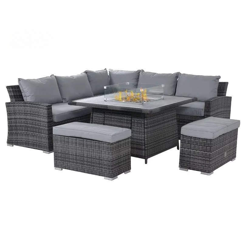 Conjunto de Muebles de Jardín  - Outdoor Furniture Fire Pit Set reseña y precio