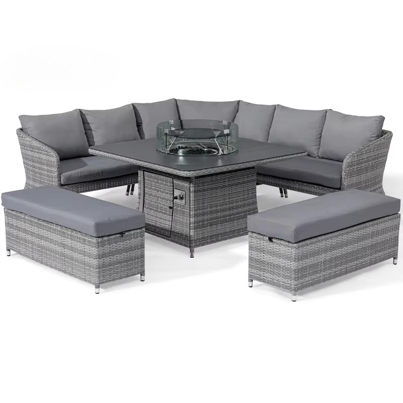 Muebles de Jardín Modernos de  - Outdoor Furniture Fire Pit Set reseña y precio