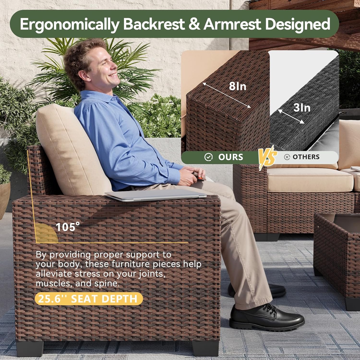 Conjunto de Muebles de Patio d - Outdoor Furniture With Fire Pit Table reseña y precio