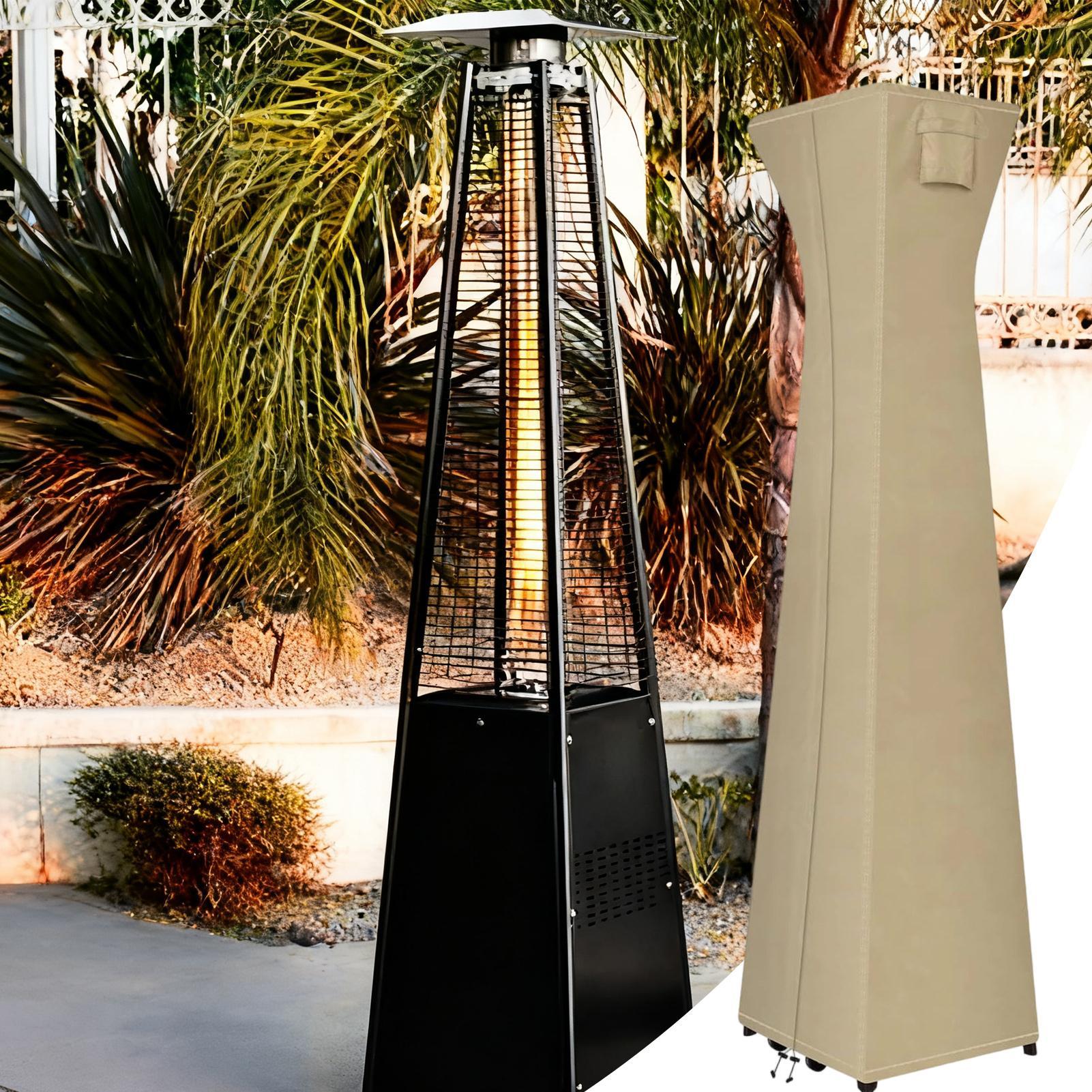 Cubierta de calentador piramid - Patio Heater Standing reseña y precio