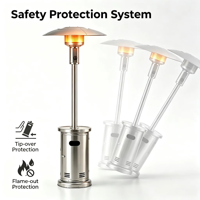 Calentador de Gas para Patio A - Patio Heater Standing reseña y precio