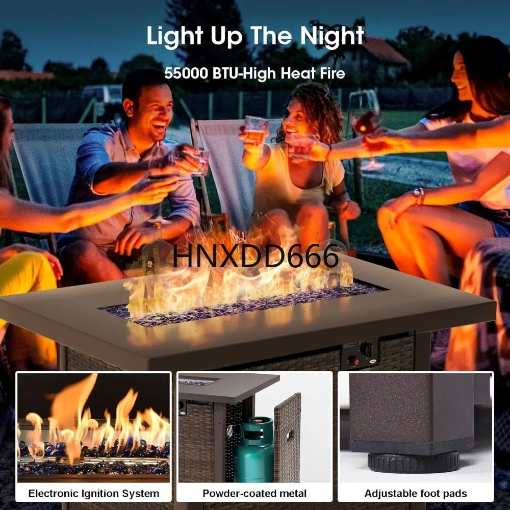 Conjunto de Muebles de Patio d - Outdoor Furniture With Fire Pit Table reseña y precio