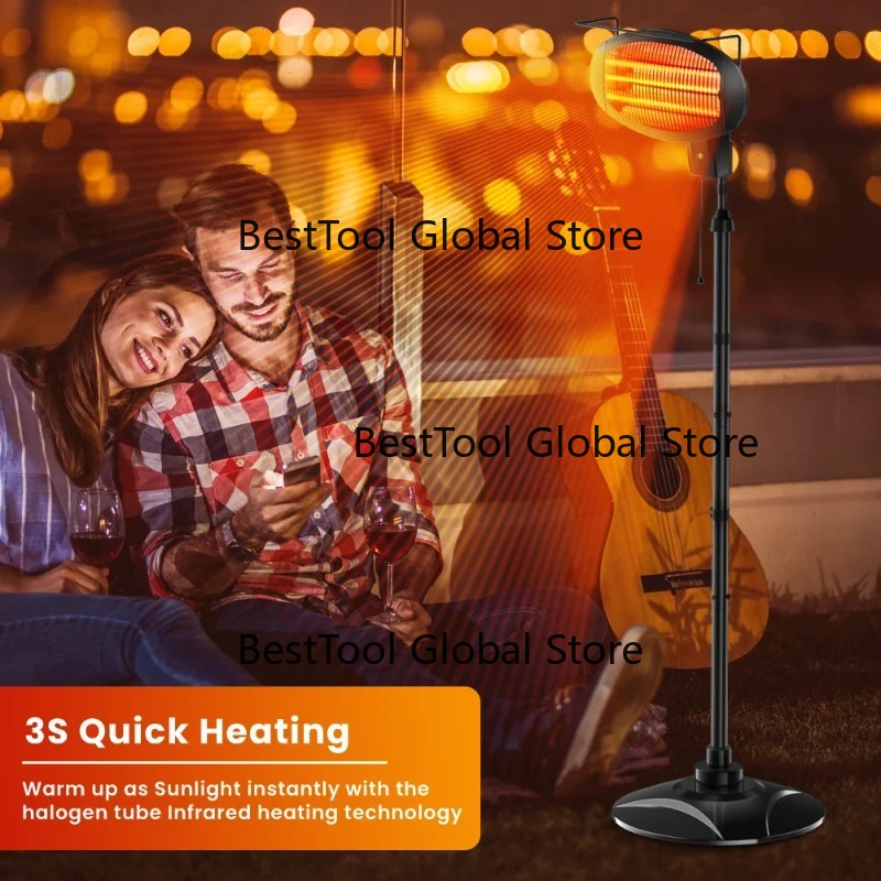 Calentador Eléctrico de Patio  - Patio Heater Standing reseña y precio