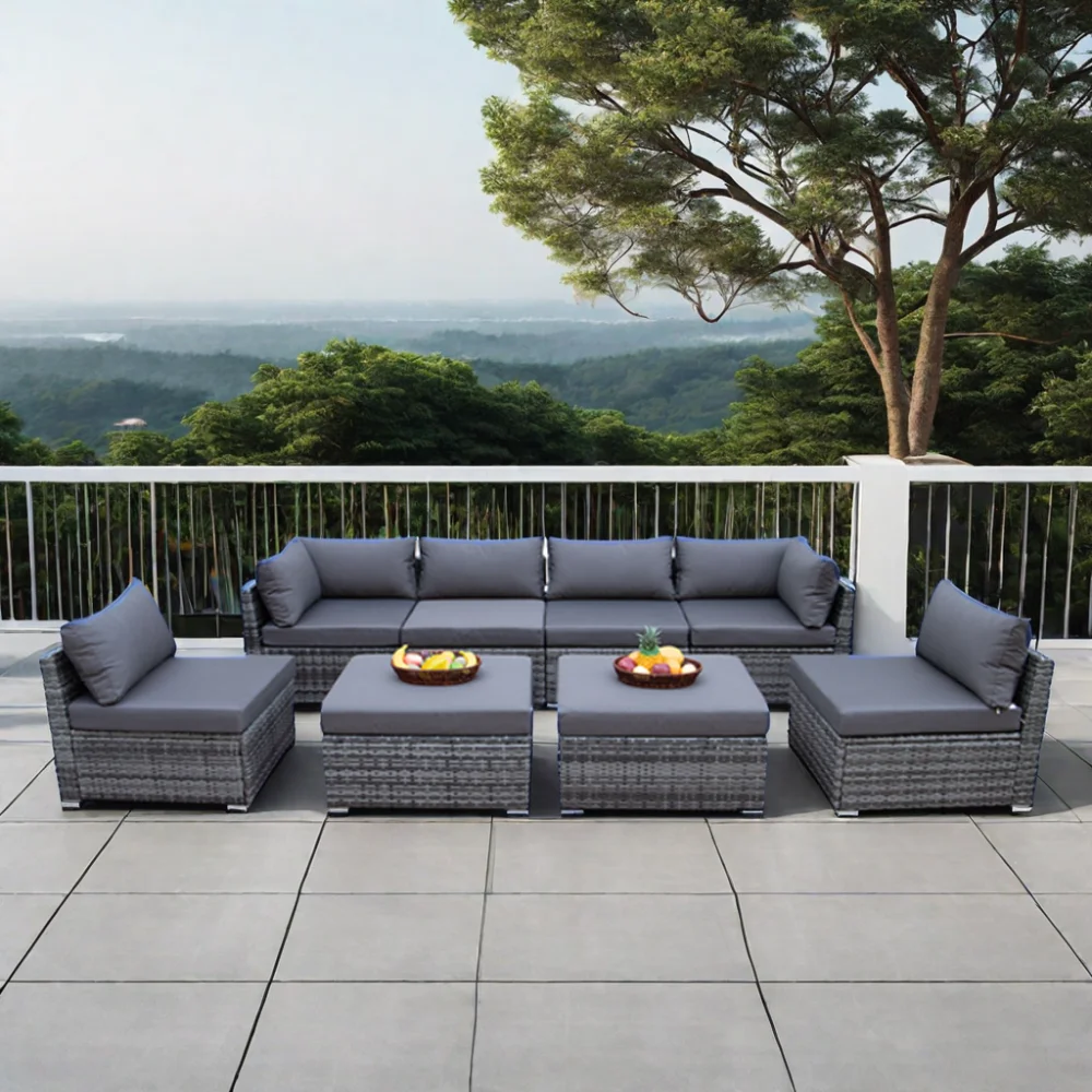Muebles de Jardín Contemporáne - Outdoor Furniture Fire Pit Set reseña y precio
