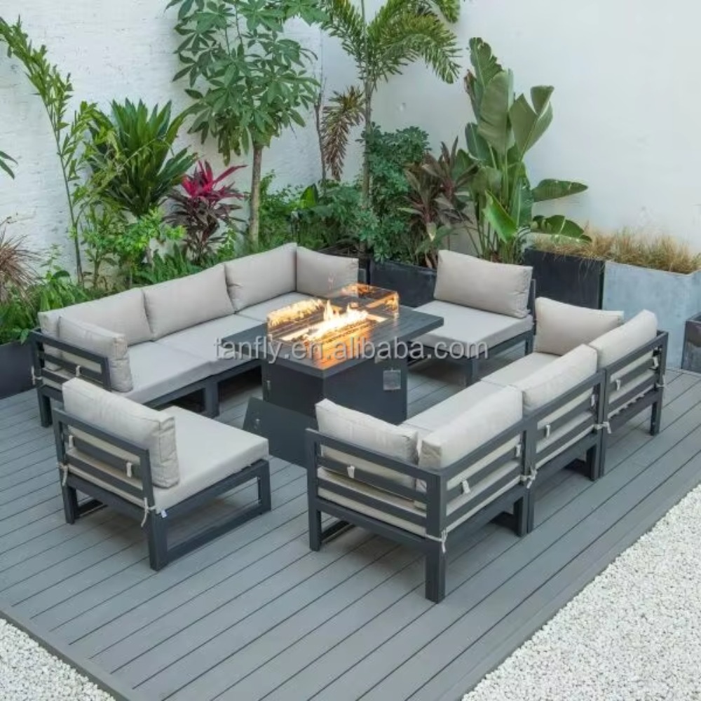 Conjunto de Muebles de Jardín  - Outdoor Furniture With Fire Pit Table reseña y precio