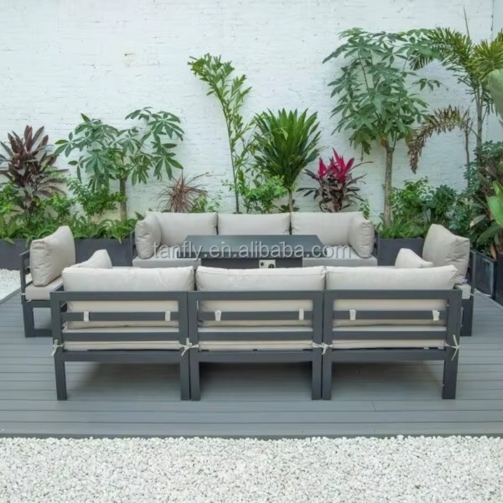 Conjunto de Muebles de Jardín  - Outdoor Furniture With Fire Pit Table reseña y precio
