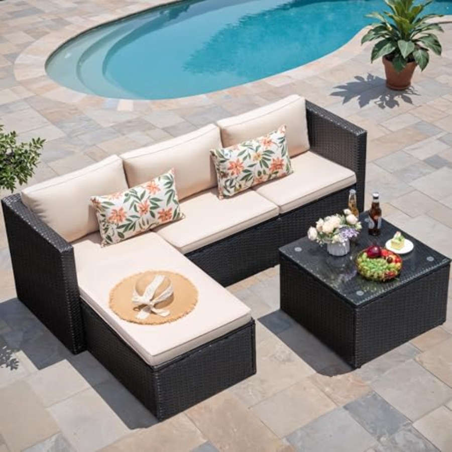Conjunto de muebles de patio p - Outdoor Furniture Plus reseña y precio
