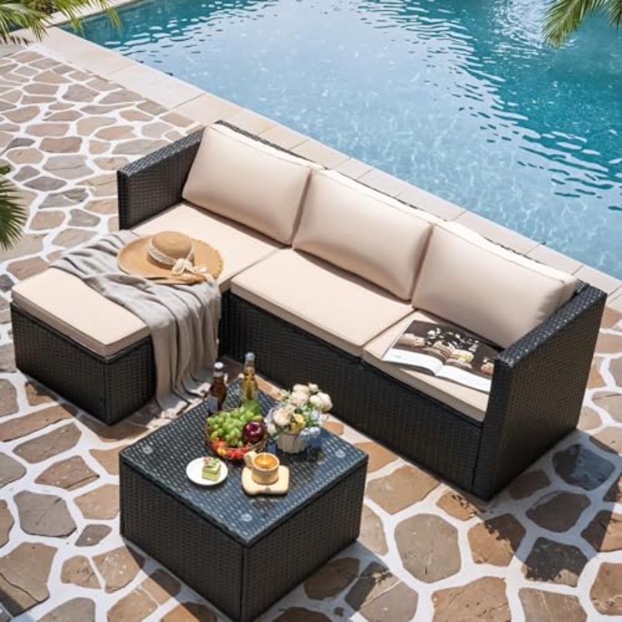 Conjunto de muebles de patio p - Outdoor Furniture Plus reseña y precio