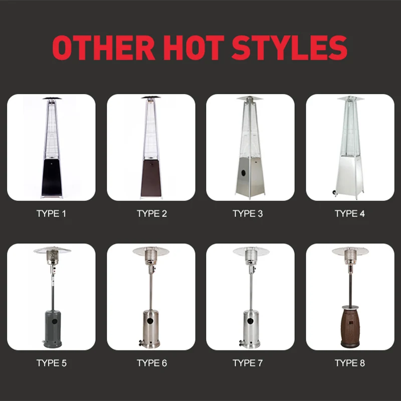 Calentador de gas para exterio - Patio Heater Standing reseña y precio
