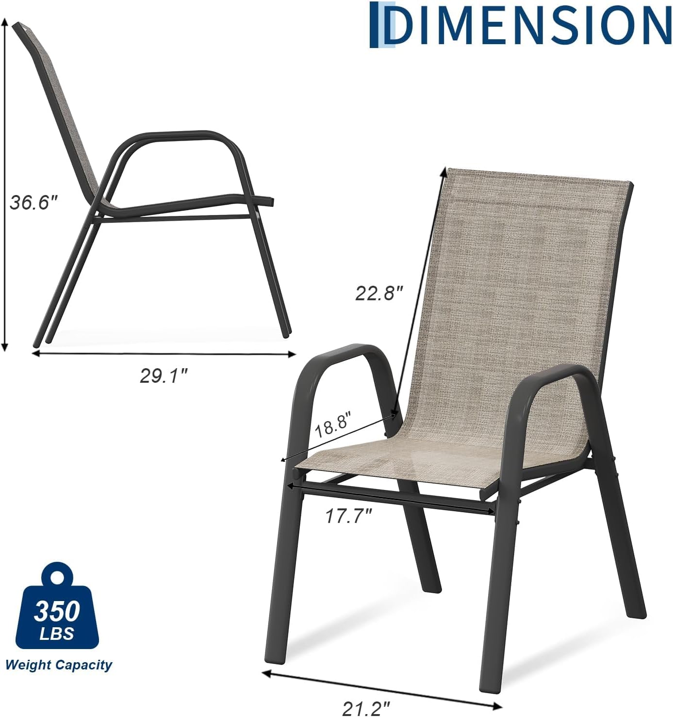 Juego de 4 sillas de comedor p - Outdoor Furniture Dining Set reseña y precio
