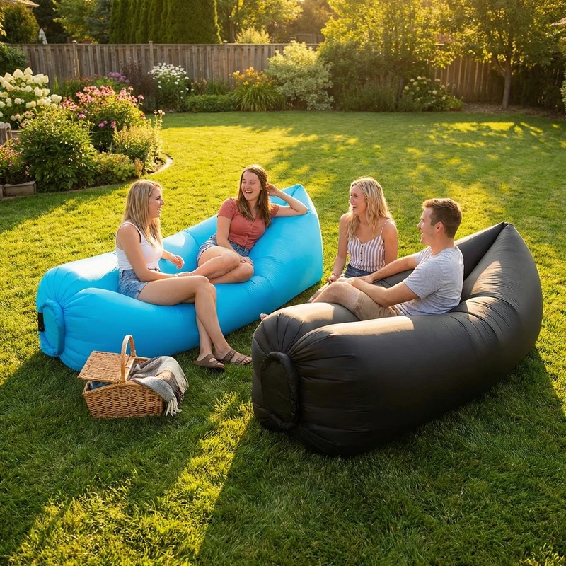 Sofá inflable portátil, ligero - Outdoor Furniture Small reseña y precio