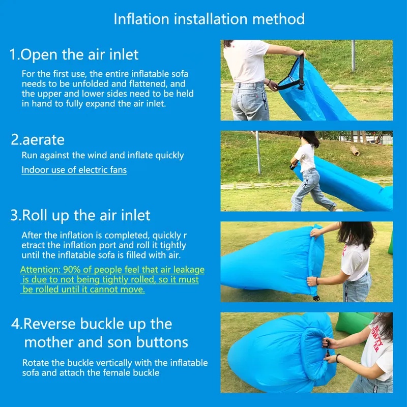 Sofá inflable portátil, ligero - Outdoor Furniture Small reseña y precio