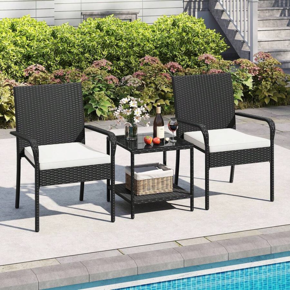 Juego de muebles de patio de 3 - Outdoor Furniture Plus reseña y precio