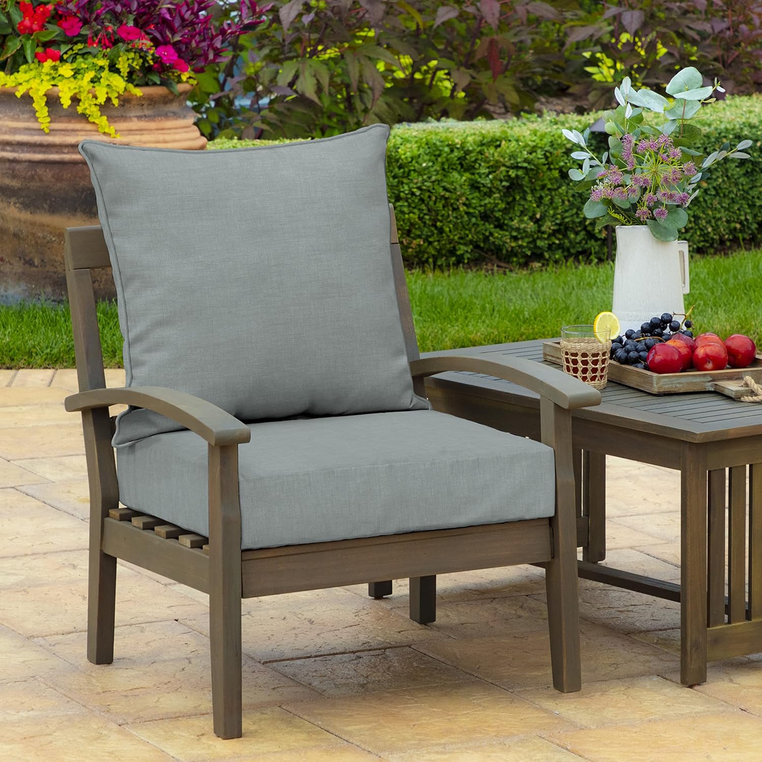 Juego de cojines de lino perso - Outdoor Furniture Upholstery reseña y precio